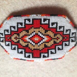 Beautiful Navajo Beaded Barrette